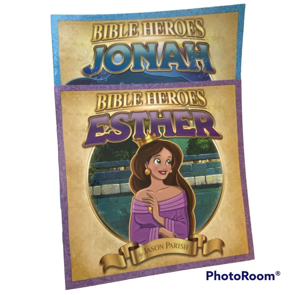 Bible Heroes Collection Jonah Esther Jason Parish 2014 Softcover Sunday School